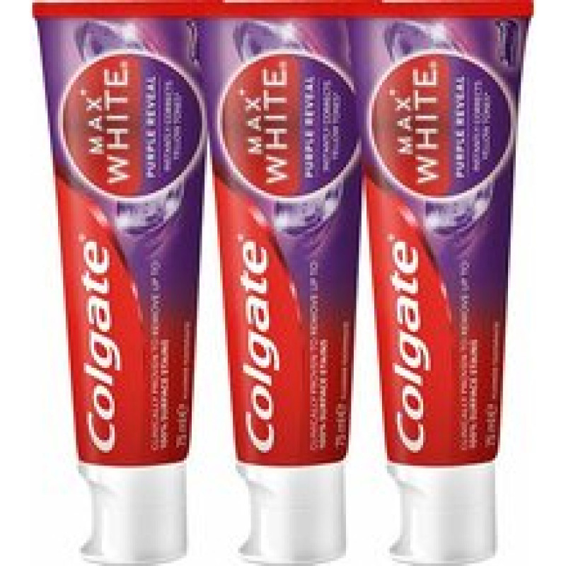 Colgate Max White Purple Trio Toothpaste