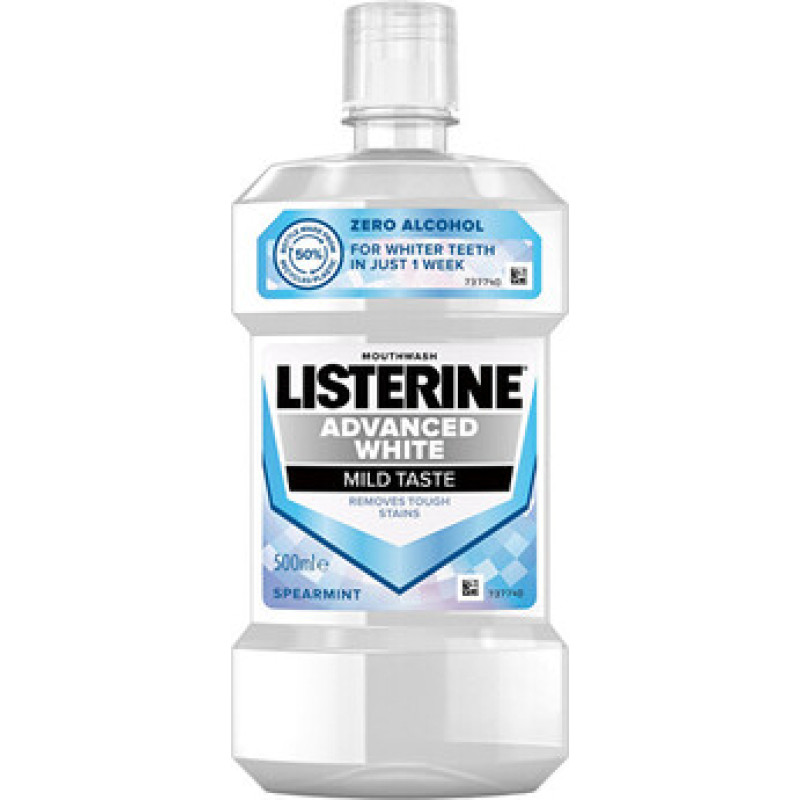 Listerine Advanced White Mild Taste - Mouthwash with a whitening effect