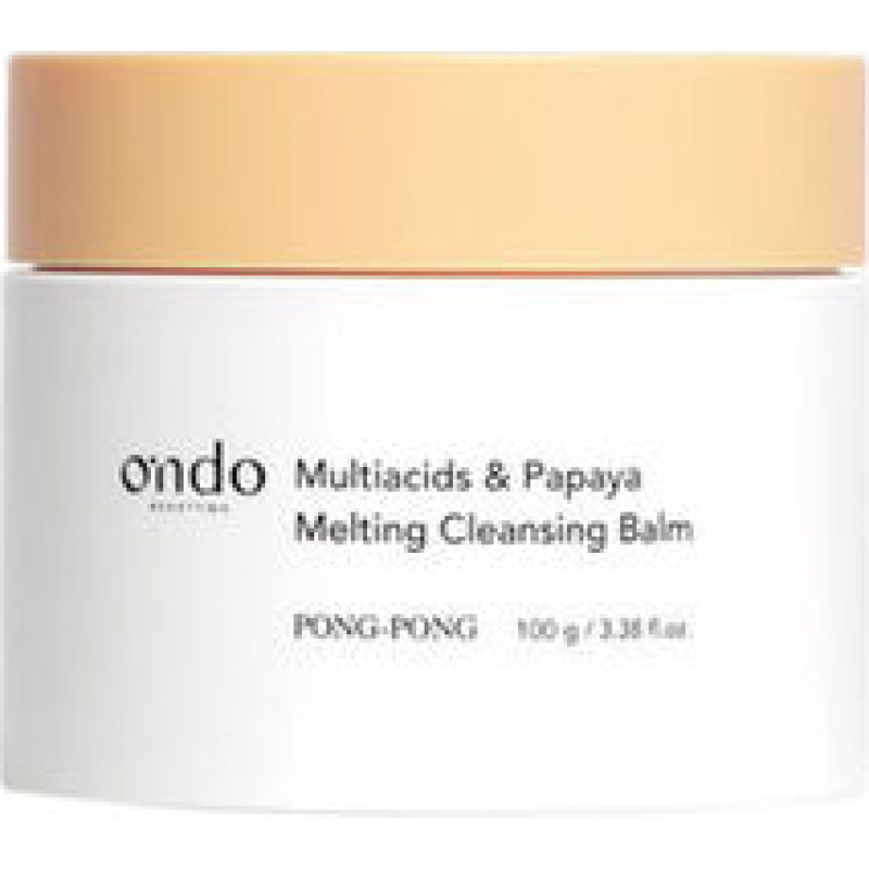 Ondo Beauty 36.5 PONG-PONG Multiacids & Papaya Cleansing Balm - Čistic&iacute; balz&aacute;m