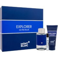 Mont Blanc Explorer Ultra Blue Gift set EDP 100 ml, miniature EDP 7.5 ml and shower gel 100 ml