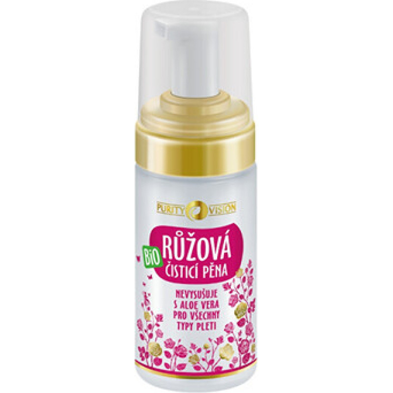 Purity Vision Bio Růžov&aacute; čistic&iacute; pěna