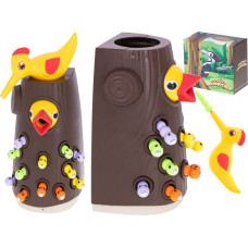 Magnētiskā spēle barot putnu nozvejas tārpu