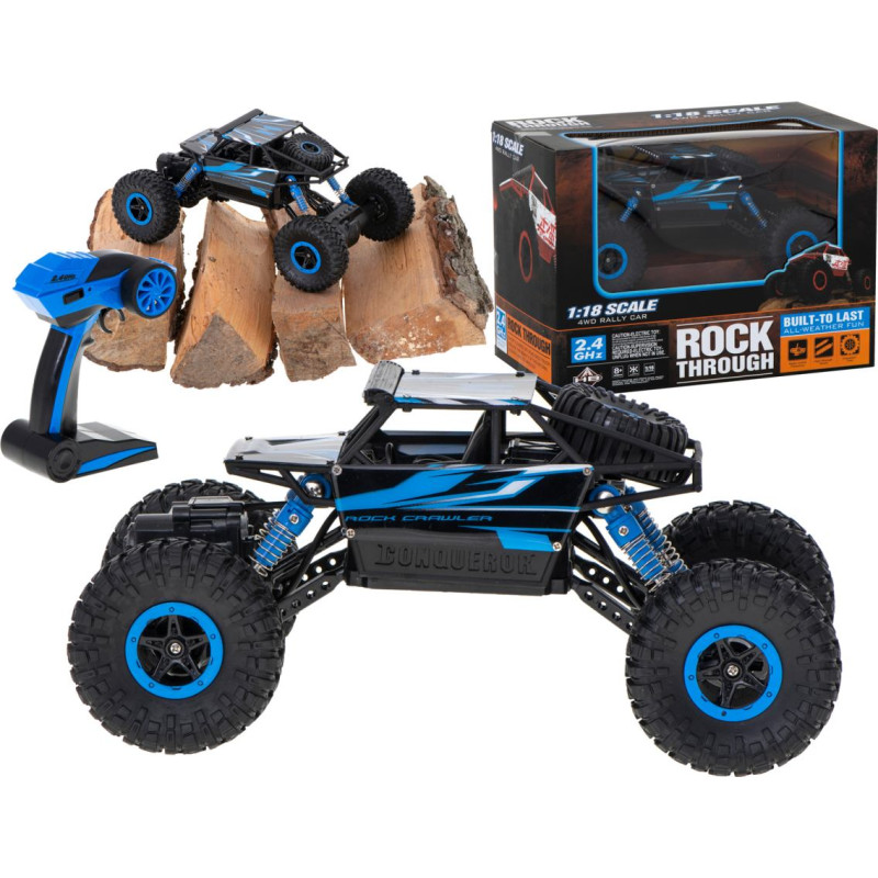 RC auto Rock Crawler HB 2.4GHz 1:18 zils