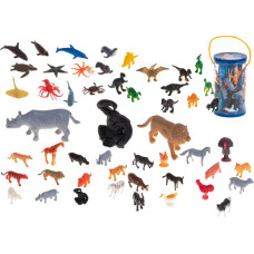 Figūru jūras dzīvnieku savvaļas dinozauru komplekts mix 48 gab.