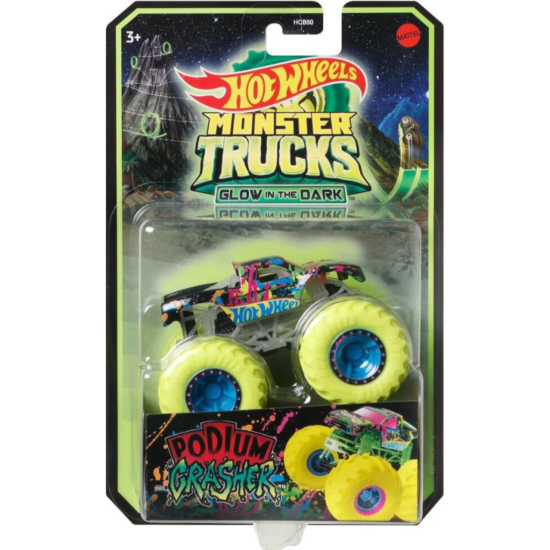 Monster truck Hot Wheels Glow-in-the-dark HCB50 sortimentā