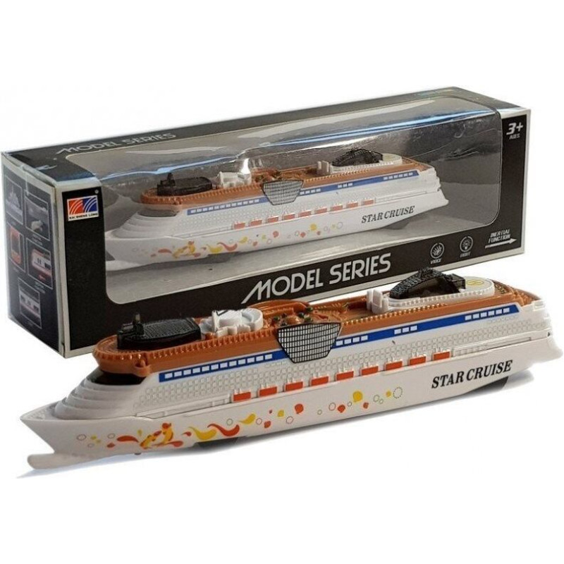 Rotaļu kuģis ar gaismu un skaņu