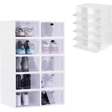 Modernhome Shoe organizer, modular plastic cabinet (10 pcs)