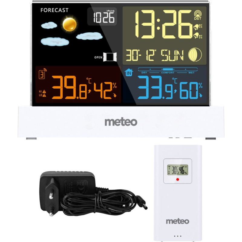 Meteo SP110B weather station with DCF, white