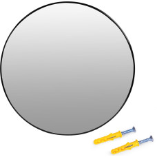 Modernhome Wall mirror 60 cm hanging modern aluminum frame black ModernHome