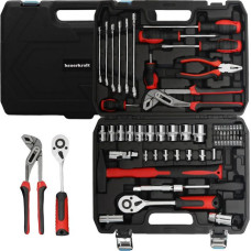 Longwell Industrial Ltd Tool Set in Carrying Case &ndash; 58 Pieces: Wrenches, Screwdrivers, Pliers