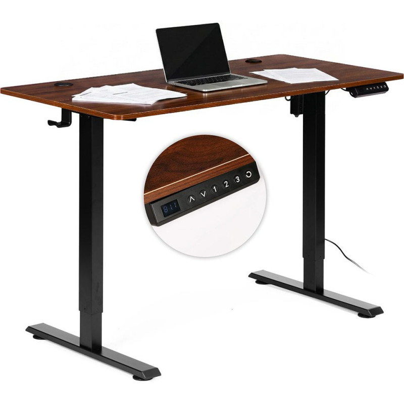 Modernhome Standing Electric Desk 120x60 cm Height Adjustment 72&ndash;117 cm ModernHome