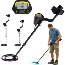 Multistore Metal Detector with 3 Modes for Gold, Silver and Coin Detection, LCD Display