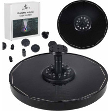 Fontanna solarna LUARO do oczka wodnego ogrodowa pompa pływająca LED RGB 16cm