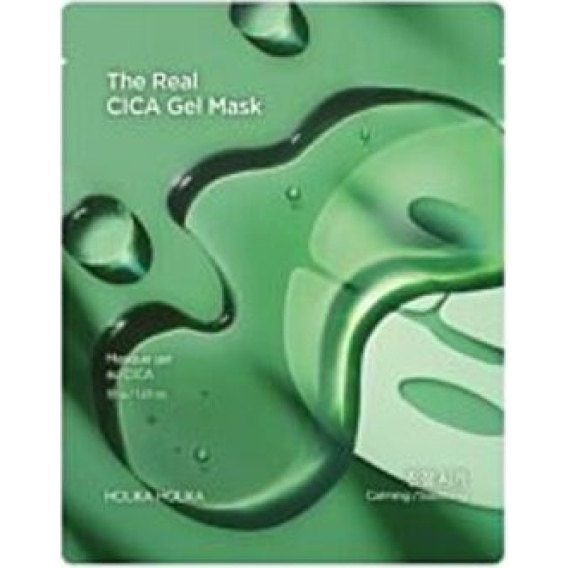 Holika Holika The Real Cica Gel Mask - Gelov&aacute; maska pro zklidněn&iacute; pleti