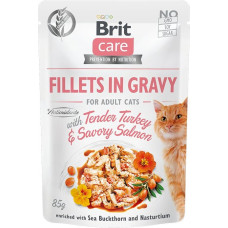 Brit Care Turkey&Salmon Fillets 85g Kaķiem