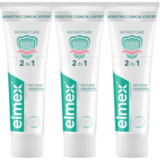 Elmex Sensitive Clinical Expert Instant Care Trio Tootpaste - Zubn&iacute; pasta