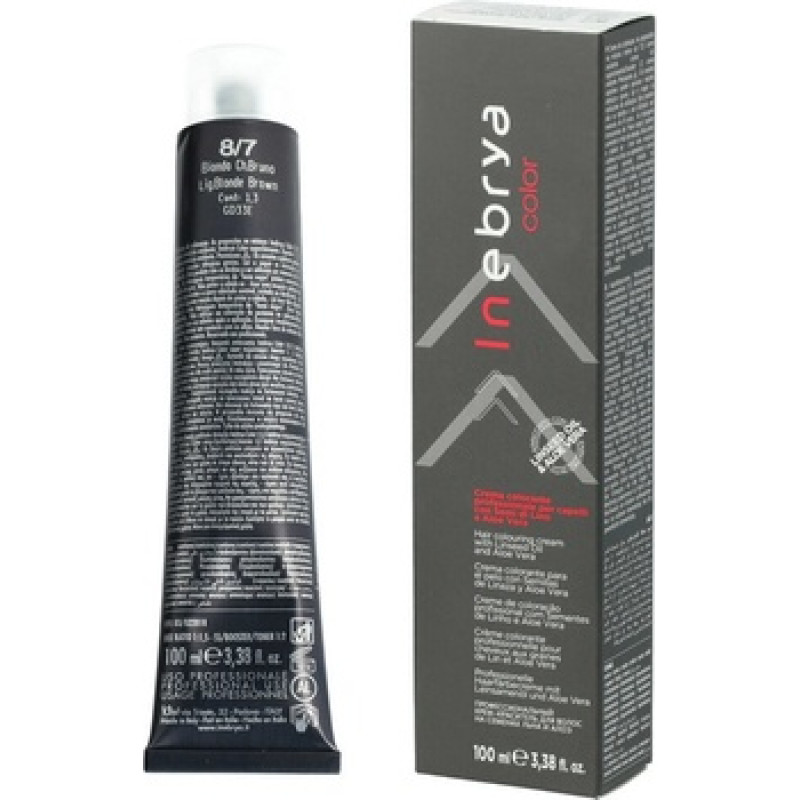 Inebrya Color CHOCOLATE Hair Coloring Cream (chocolate) - Professional hair color 100 ml