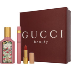 Gucci Flora Gorgeous Gardenia D&aacute;rkov&aacute; sada EDP 50 ml, rtěnka 1 g a miniaturka EDP 10 ml