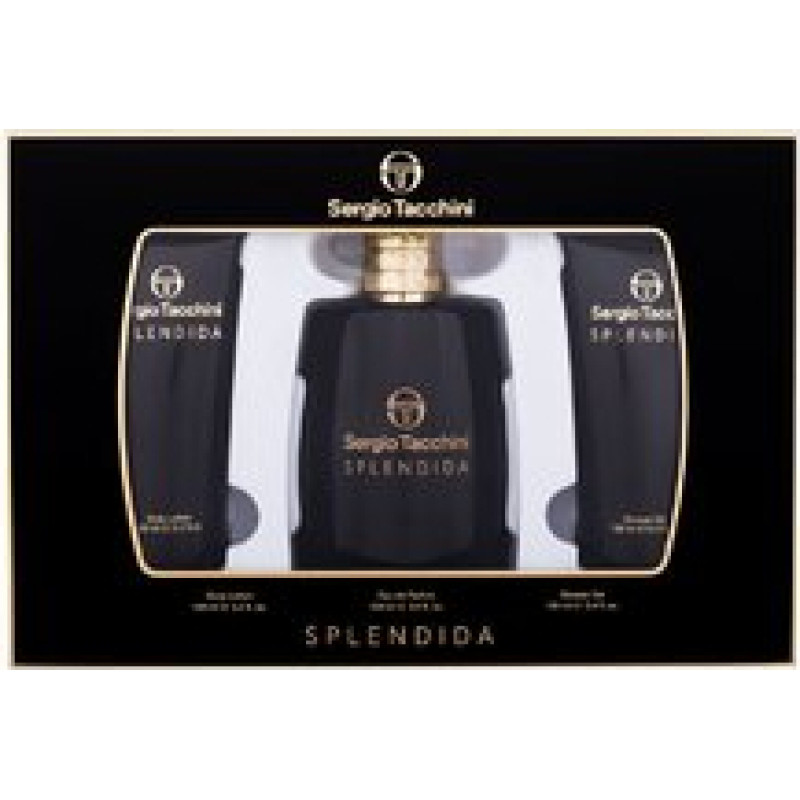 Sergio Tacchini Splendida Gift set EDP 100 ml, shower gel 100 ml and body lotion 100 ml