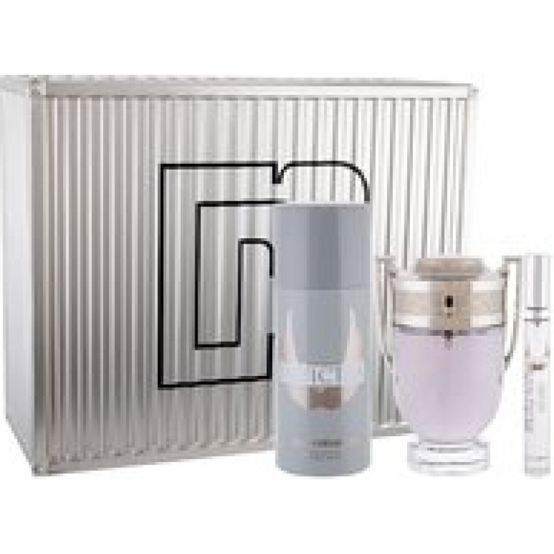Paco Rabanne Invictus SET EDT 100 ml + deospray 150 ml + miniature EDT 10 ml
