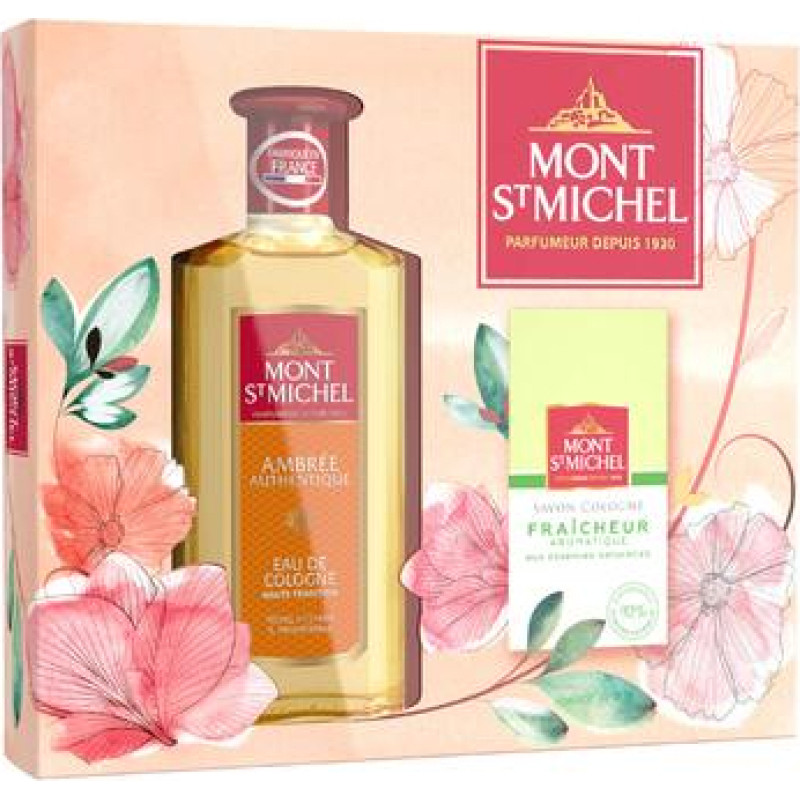 Mont St Michel Ambr&eacute;e Authentique D&aacute;rkov&aacute; sada EDC 250 ml a tuh&eacute; m&yacute;dlo 125 g