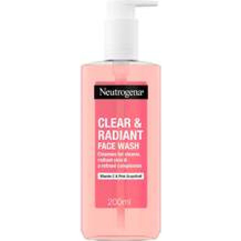 Neutrogena Clear & Radiant Face Wash - Rozjasňuj&iacute;c&iacute; čistic&iacute; gel pro problematickou pleť