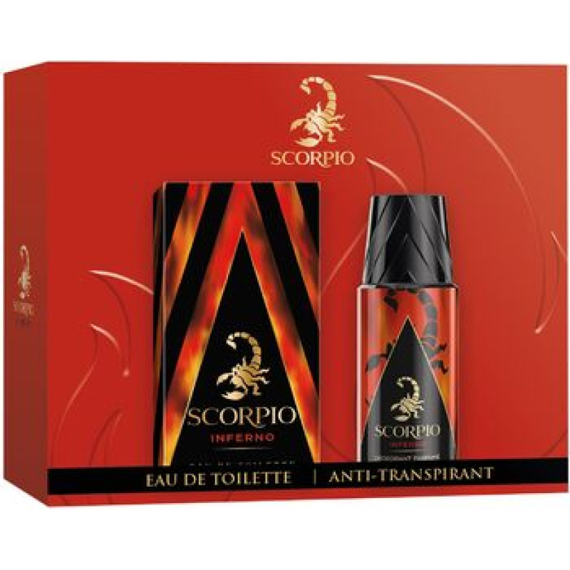 Scorpio Inferno D&aacute;rkov&aacute; sada EDT 75 ml a deospray 150 ml