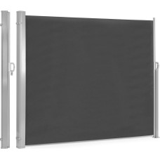 Multigarden Foldable awning 300x200 cm, side roller blind, garden screen for terrace, anthracite