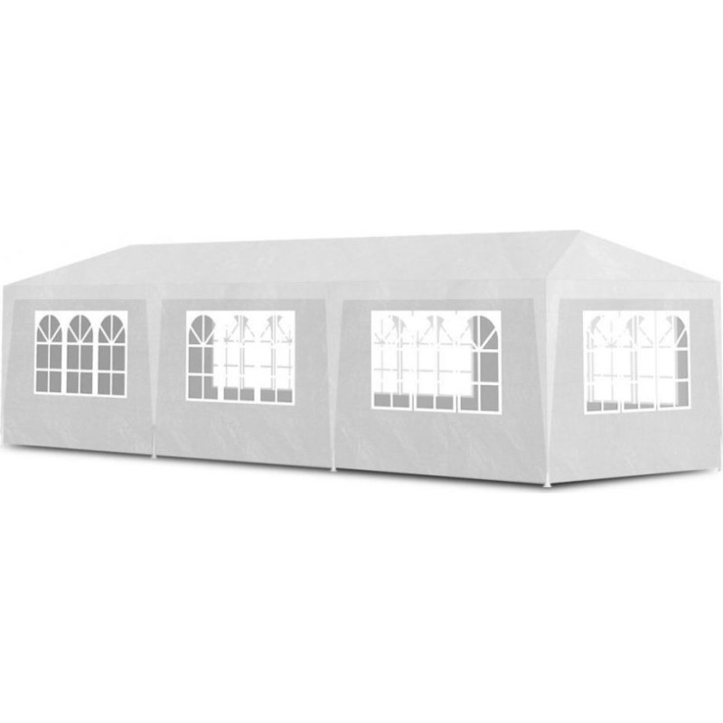 Multigarden Garden commercial pavilion tent, 3x9 m, 8 walls, white, MultiGarden