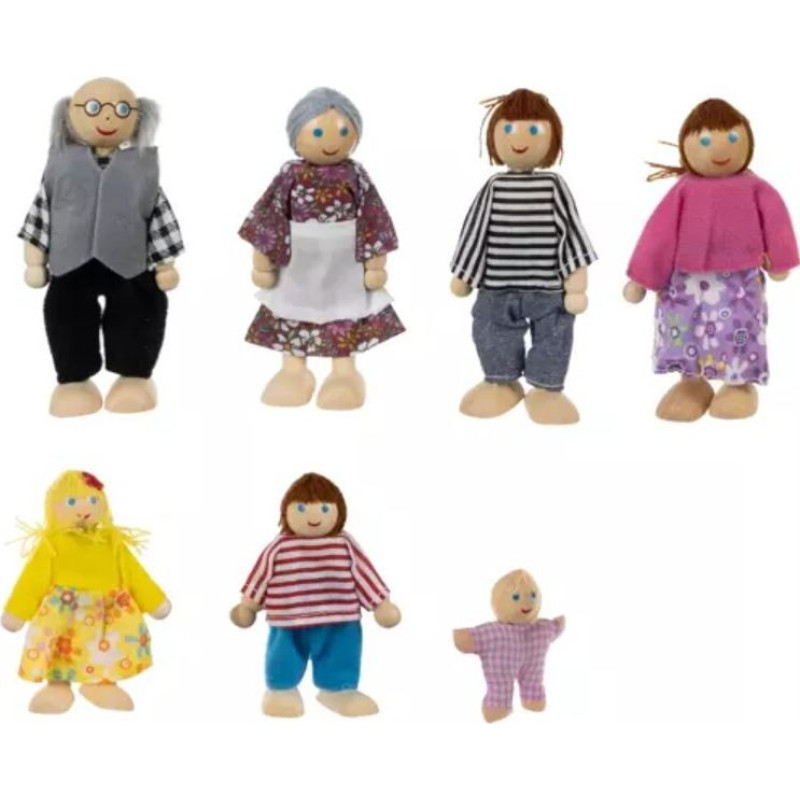 Lelles, 7 cilvēku ģimene