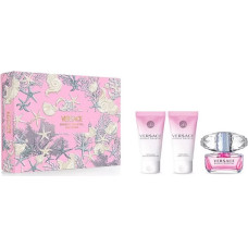 Komplekts Versace Bright Crystal sievietēm: tualetes ūdens EDT, 50 ml + ķermeņa losjons, 50 ml + dušas želeja, 50 ml