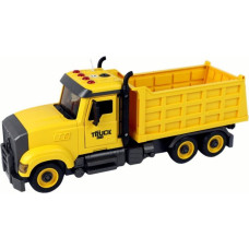 Rotaļu kravas automašīna ar piederumiem Lean Toys, dzeltena