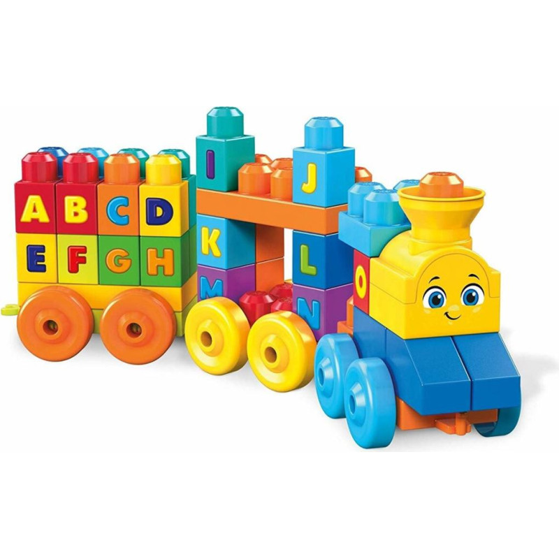 Klucīši Mega Bloks® Skanējošs vilciens, 50 d.