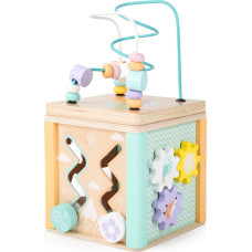 Ecotoys Wooden educational cube, sorter Ecotoys