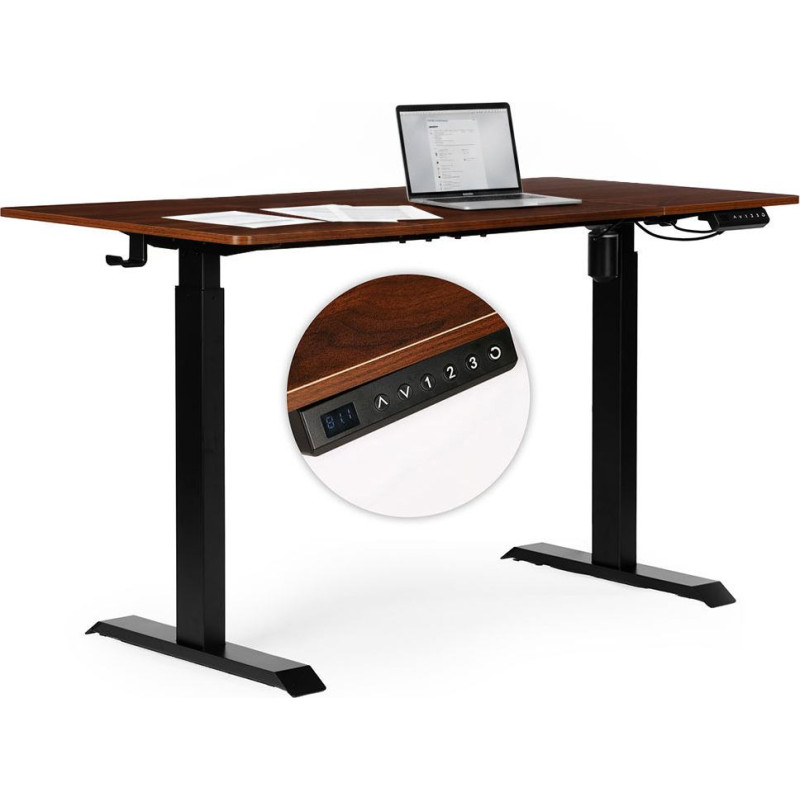 Modernhome Adjustable Electric Desk 140x70 cm Height Adjustment 76&ndash;121 cm ModernHome
