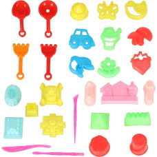 Smilšu piederumi rotaļlietu veidnes lāpstiņas 28el.