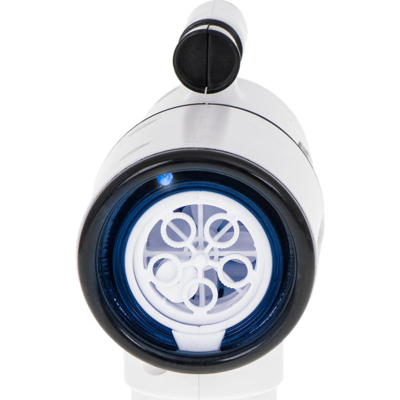 Ziepju burbuļu pistole balta