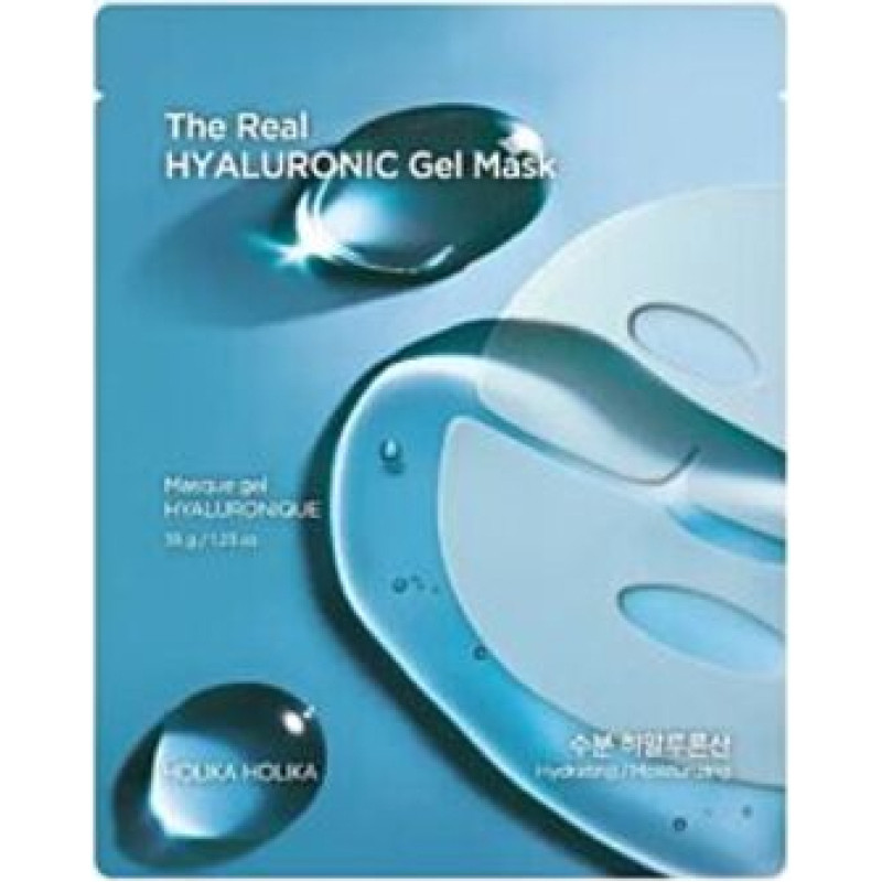 Holika Holika The Real Hyaluronic Gel Mask - Gelov&aacute; maska pro intenzivn&iacute; hydrataci
