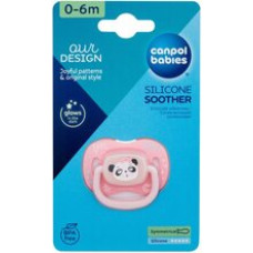 Canpol Babies Exotic Animals Silicone Soother Panda - Dudl&iacute;k