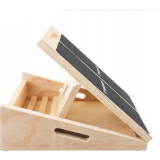 Regulējama koka kāju stiepšanas platforma Slant Board