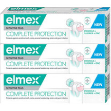 Elmex Sensitive Plus Complete Protection Tripack Toothpaste