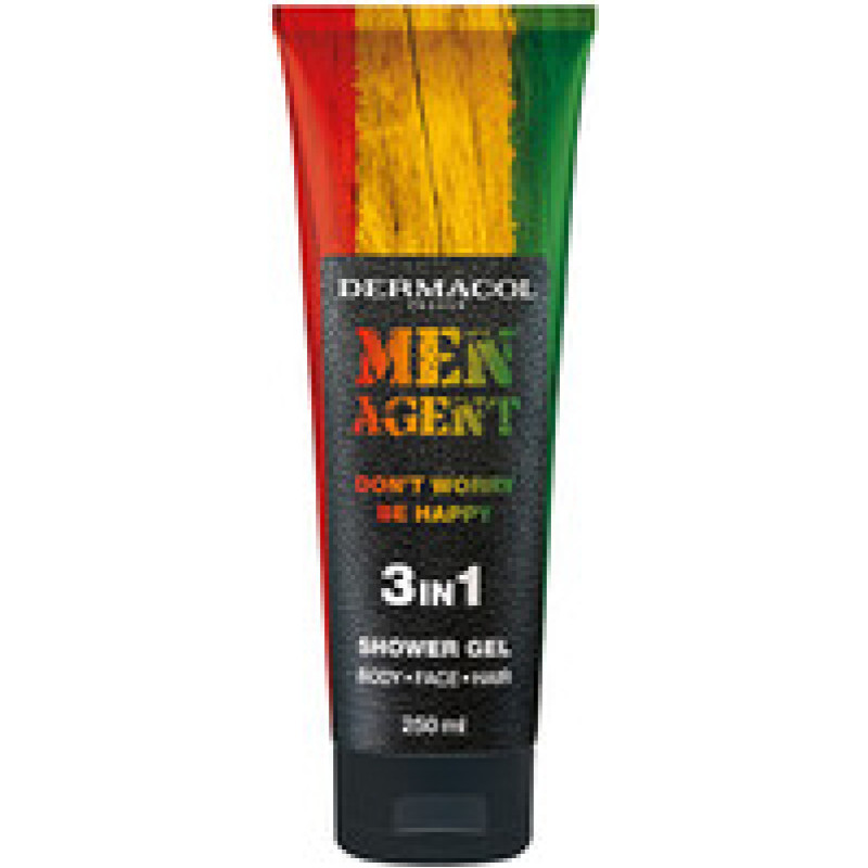 Dermacol Men Agent Don&acute;t Worry Be Happy 3in1 Shower Gel - Shower gel for men