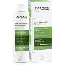 Vichy Dercos Anti-Dandruff Sensitive Treatment Shampoo - Sulfate-dandruff shampoo for sensitive skin