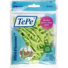 Tepe Mini Flosser ( 36 ks ) - Dent&aacute;ln&iacute; p&aacute;ratka s nit&iacute;