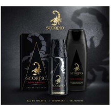 Scorpio Noir Absolu D&aacute;rkov&aacute; sada EDT 75 ml, sprchov&yacute; gel 250 ml a deospray 150 ml
