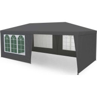 Multigarden Garden commercial pavilion tent, 3x6 m, 6 walls, gray, MultiGarden