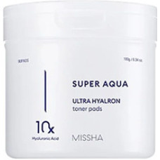 Missha Super Aqua Ultra Hyalron Toner Pads ( 90 ks ) - Hydratačn&iacute; tamp&oacute;nky