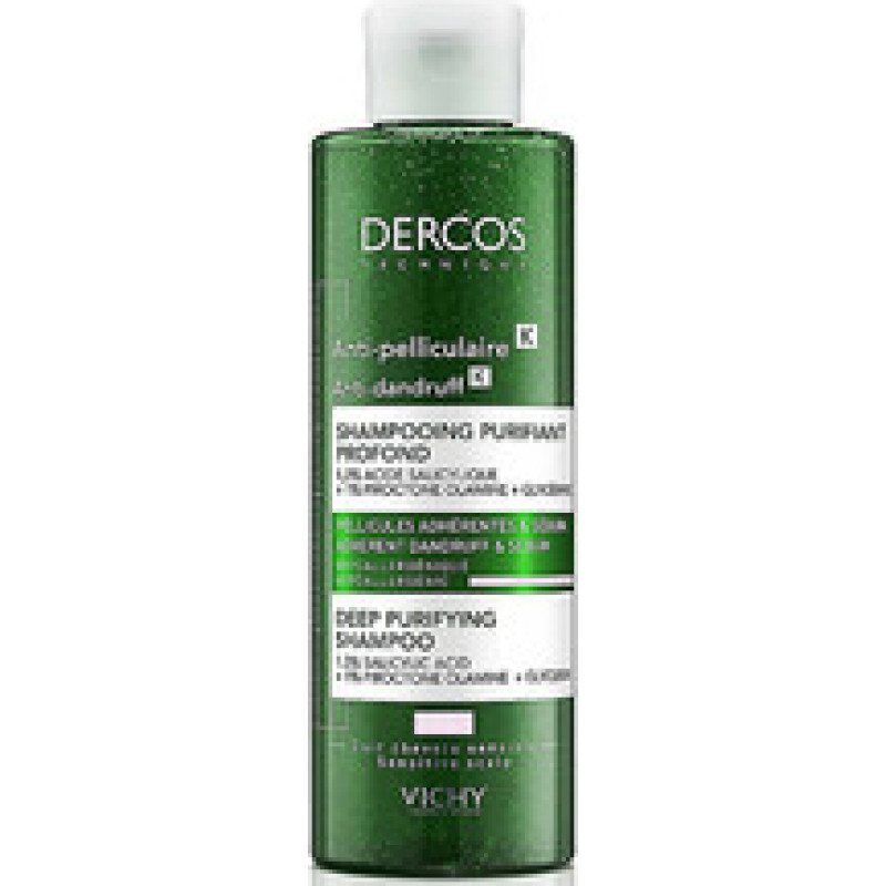 Vichy Dercos K Deep Purifying Shampoo - Anti-dandruff shampoo with peeling effect