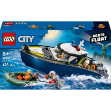 60456 LEGO® City Pakaļdzīšanās ar policijas laivu