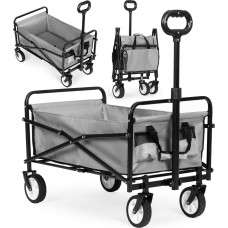 Multigarden Beach transport garden trolley, foldable, gray, 48x90 cm, MultiGarden